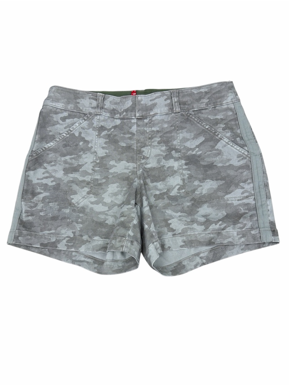 SPANX Gray Camo Casual Pull On Shorts
